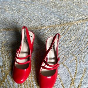 Elegant Red Women's Heels